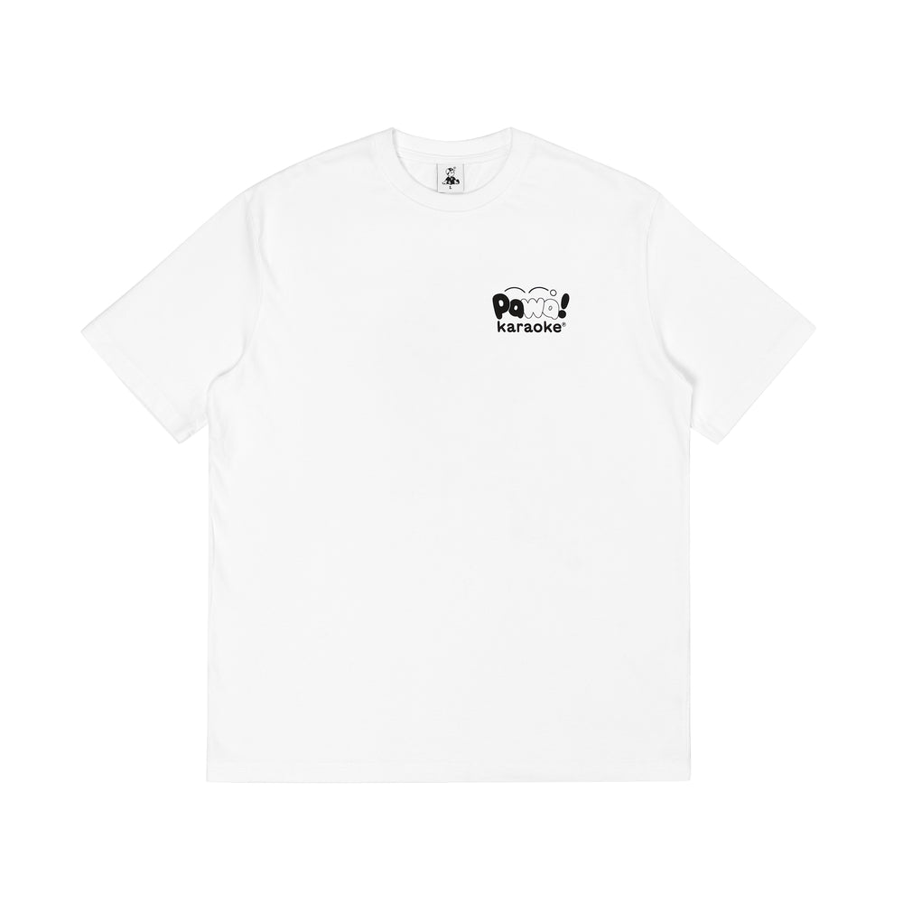 Karaoke T-Shirt - White - Pawa Speed Sports