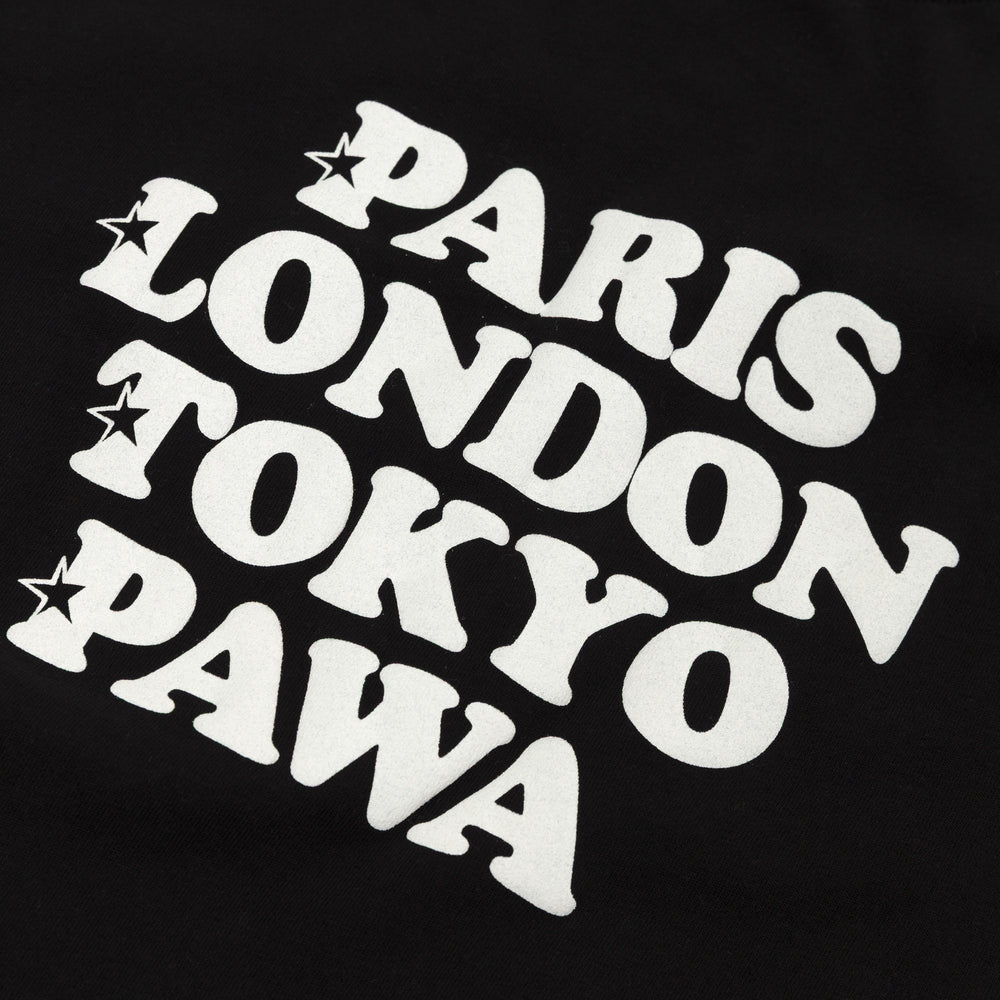 Worldwide Long Sleeve T-Shirt - Black - Pawa Speed Sports - Graphic