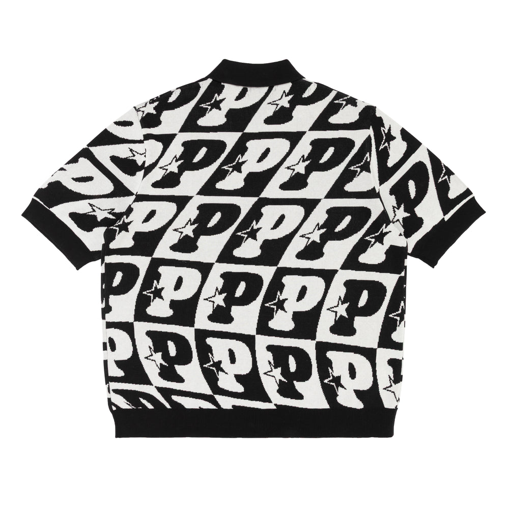 P-Check Knit Polo