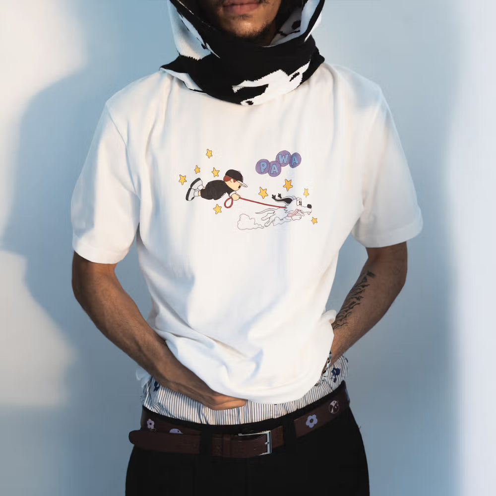 Walkies T-Shirt - White Pawa Speed Sports