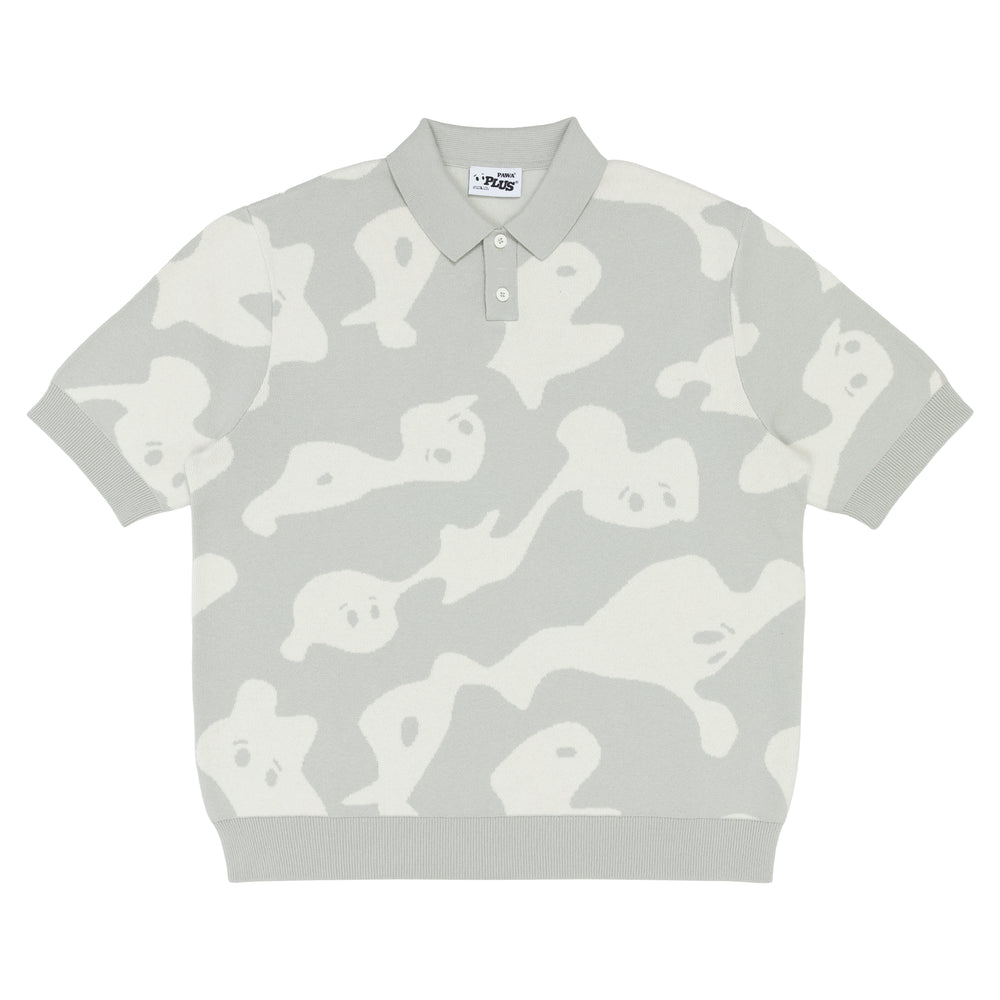 Ghost Camo Knit Polo - Pawa Speed Sports