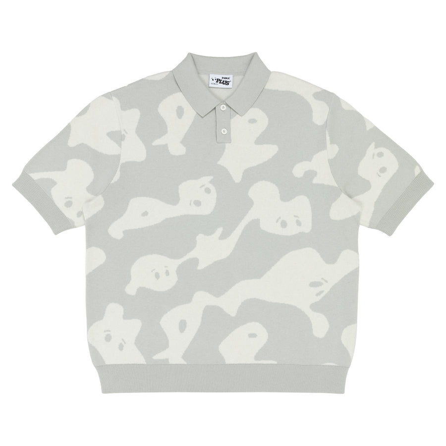 Ghost Camo Knit Polo - Pawa Speed Sports
