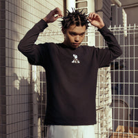 Pawa Speed Sports Boy T-Shirt in black, worn layered over a longsleeve, Tokyo street style, Season 5