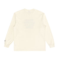 Worldwide Long Sleeve T-Shirt - Cream - Pawa Speed Sports - Back