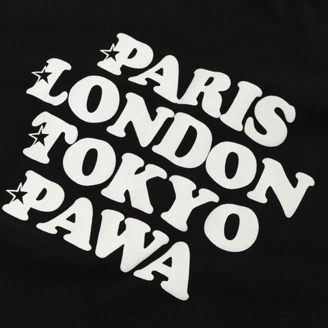 Worldwide Long Sleeve T-Shirt - Black - Pawa Speed Sports