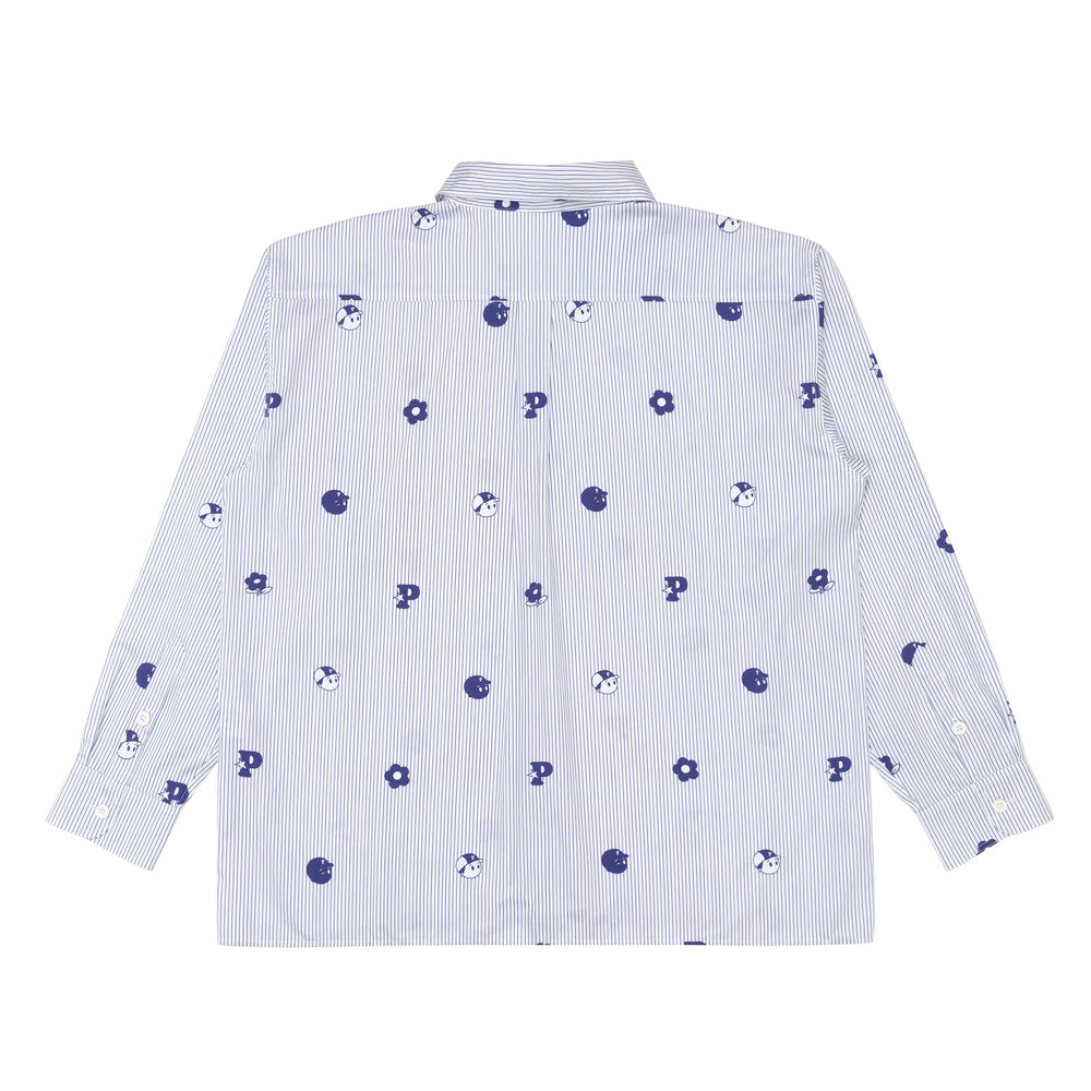 Monogram Stripe Shirt - Pawa Speed Sports - Back