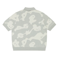 Ghost Camo Knit Polo - Pawa Speed Sports - Back