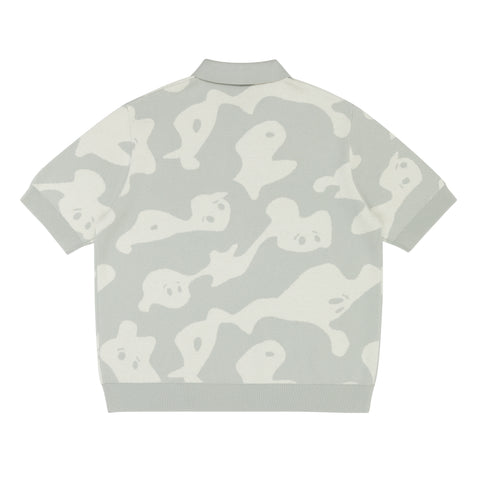 Ghost Camo Knit Polo - Pawa Speed Sports