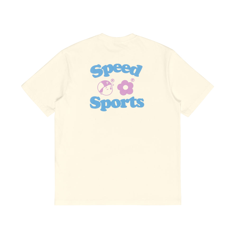 Multi Monogram T-Shirt - Cream - Pawa Speed Sports - Back