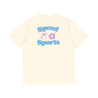 Multi Monogram T-Shirt - Cream - Pawa Speed Sports - Back