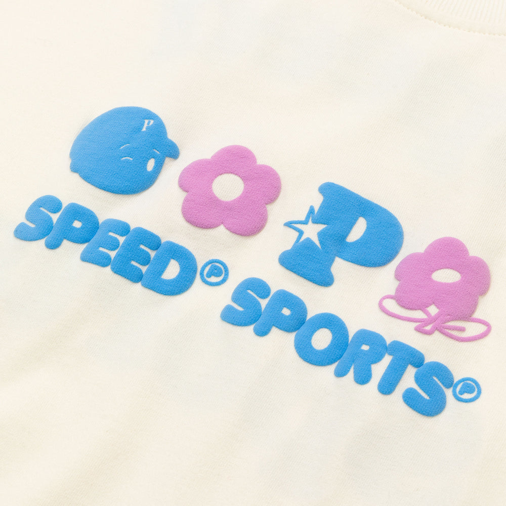 Multi Monogram T-Shirt - Cream - Pawa Speed Sports - Print