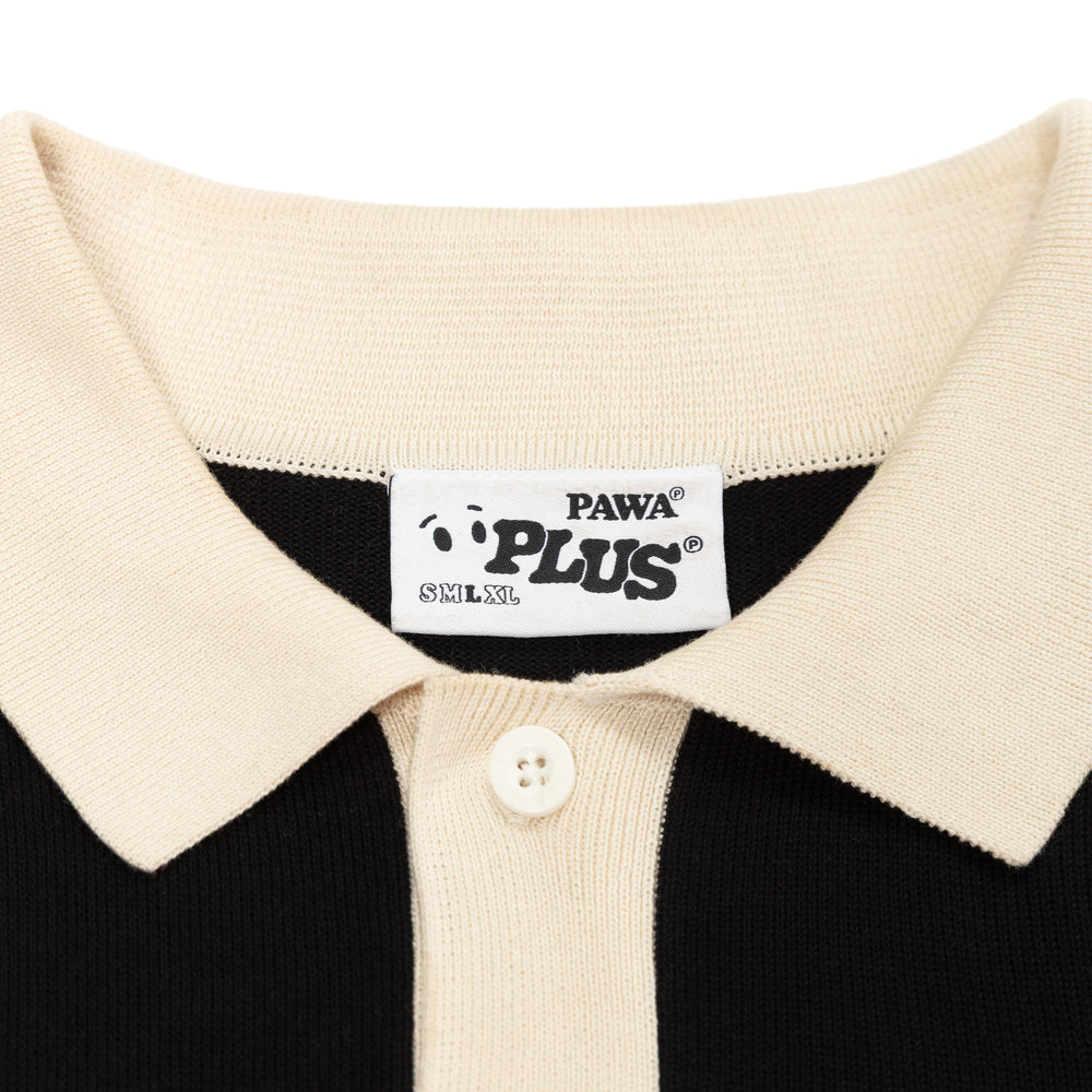 P Knit Polo - Pawa Speed Sports - Collar Detail