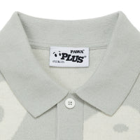 Ghost Camo Knit Polo - Pawa Speed Sports - Collar